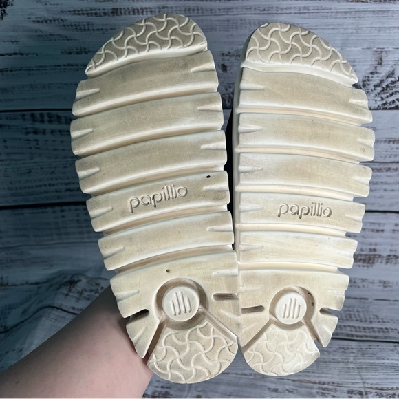 Birkenstock Papillio Arizona Platform Suede Leather Chunky Suede Black Size 41 - Picture 3 of 10